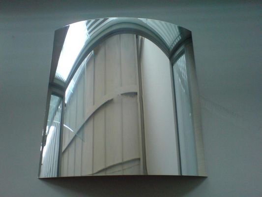 Feuille en aluminium de miroir de décoration extérieure, feuille d'aluminium de finition de miroir