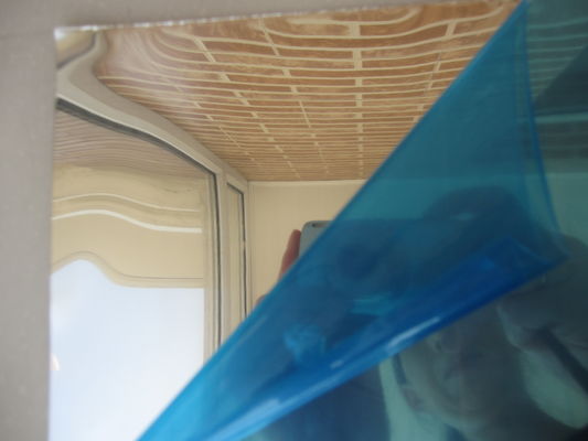 Anti feuille en aluminium polie de corrosion par miroir pour le panneau de dispositif de ménage